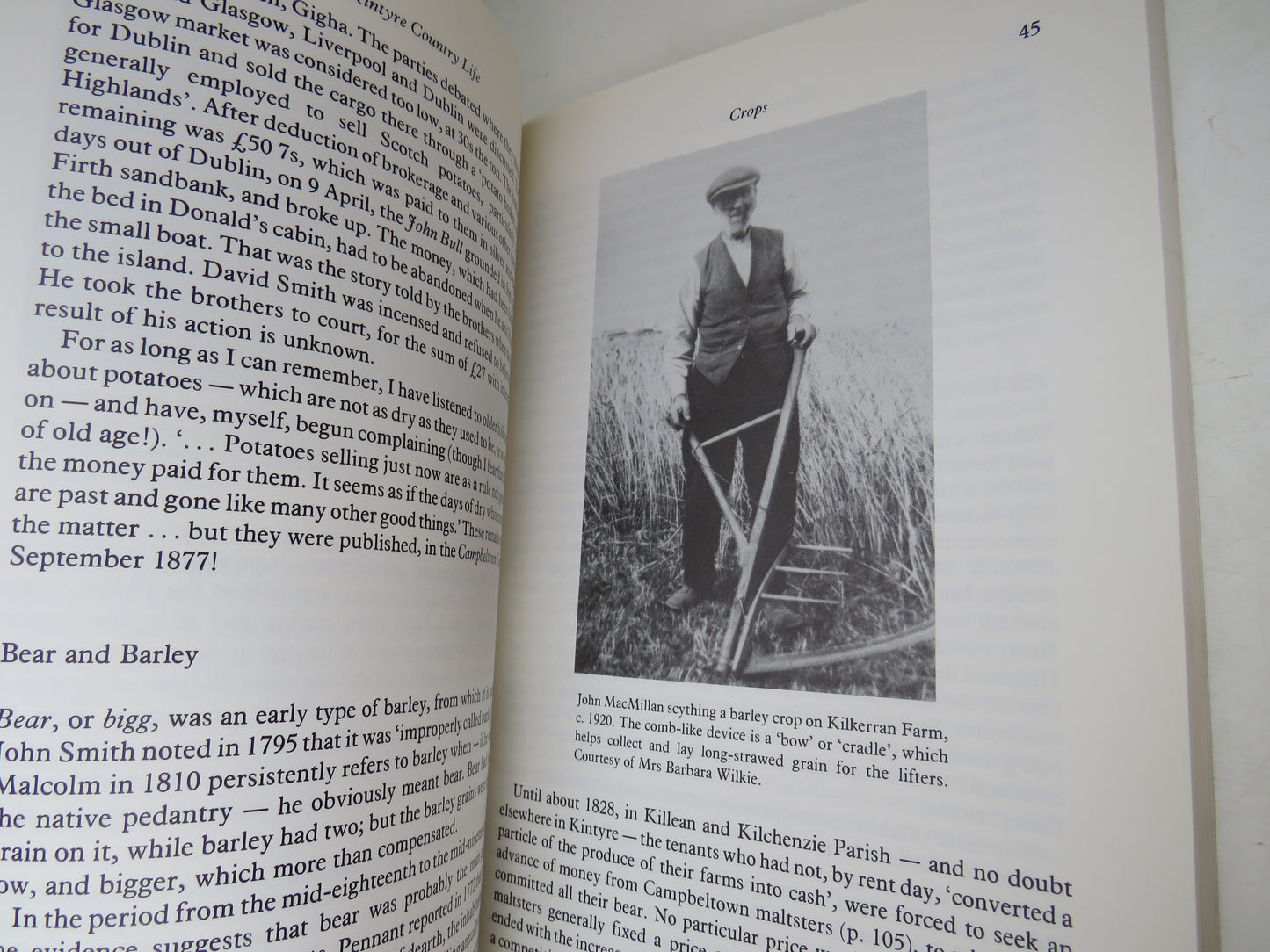 Kintyre Country Life by Angus Martin, 1987