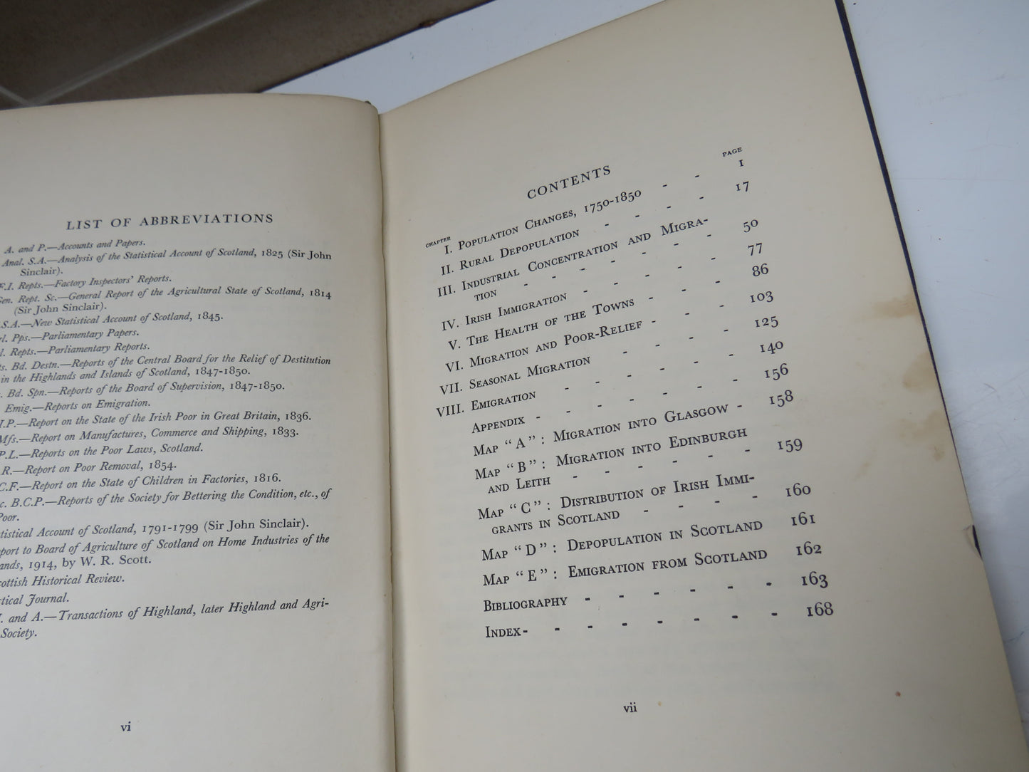 Scotland's Shifting Population 1770-1850 By D. F. Macdonald 1937