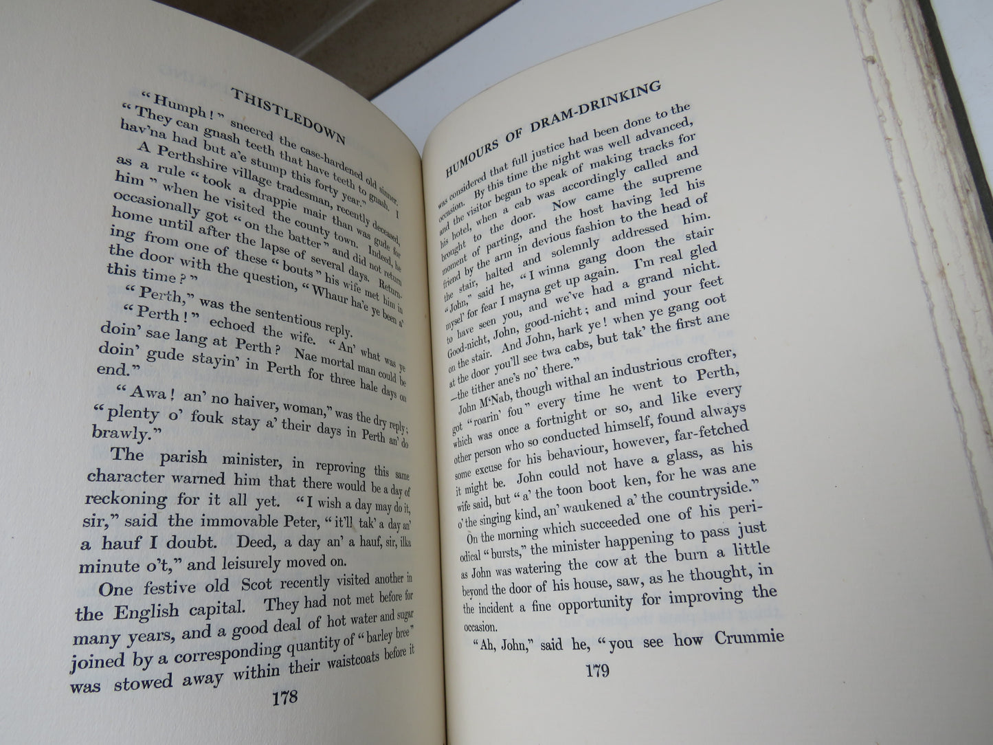 Thistledown A Book of Scotch Humour Character, Folk-Lore Story & Anecdote By Robert Ford