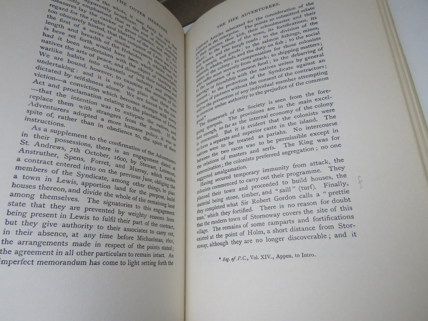 History of the Outer Hebrides (Lewis, Harris, North and South Uist, Benbecula, and Barra) By W.C. Mackenzie 1974