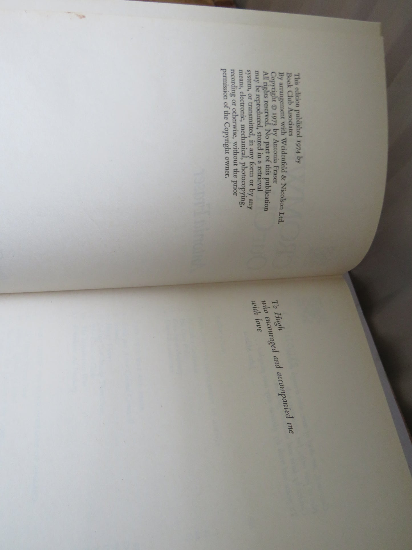 Cromwell Our Chief of Men By Antonia Fraser 1974