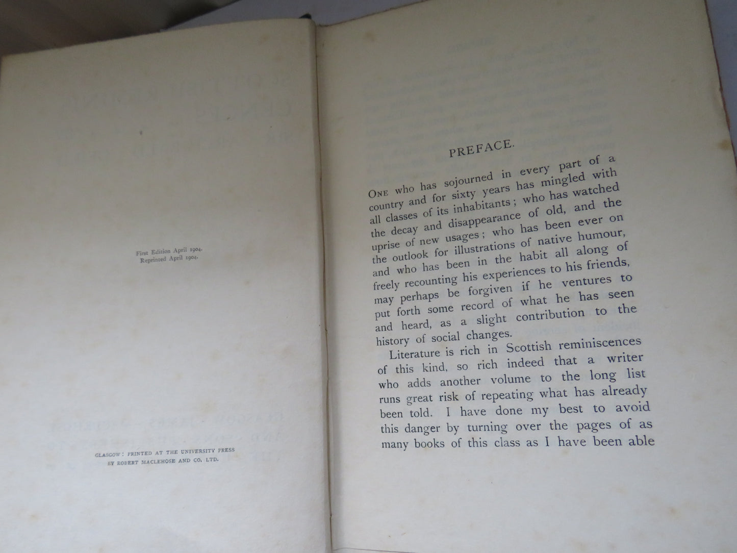 Scottish Reminiscences By Sir Archibald Geikie 1904