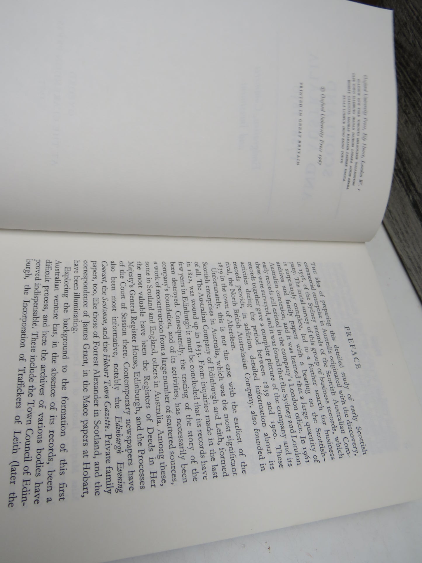 Scotland and Australia 1788-1850 Emigration, Commerce and Investment By David S. Macmillan 1967