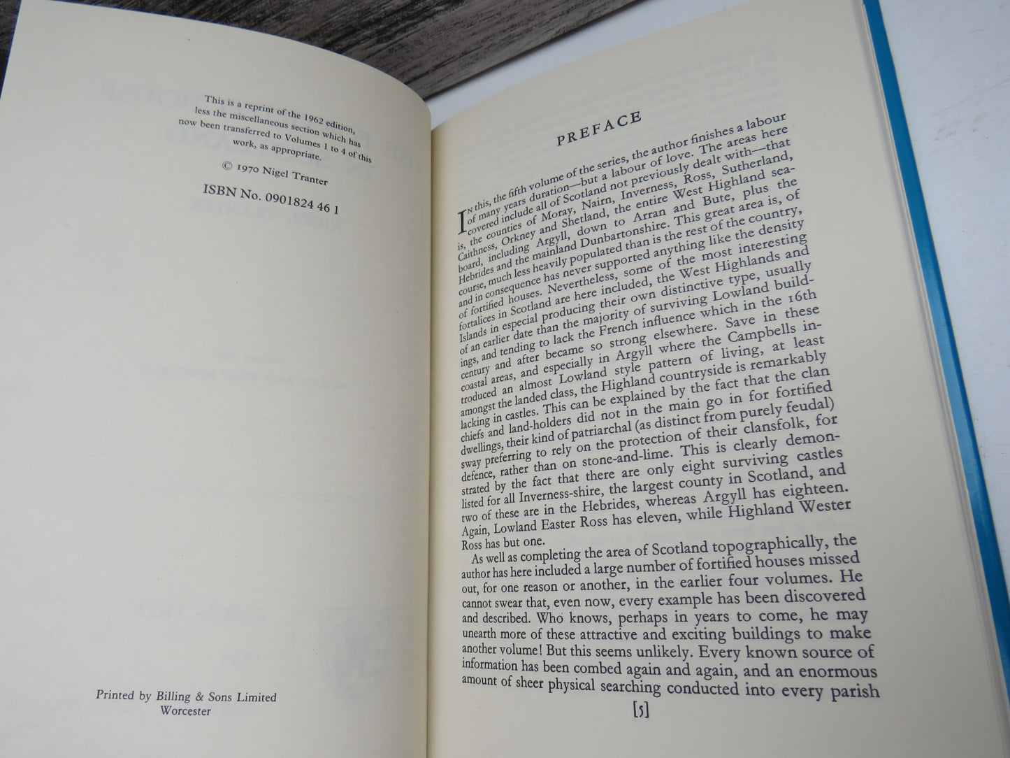 The Fortified House In Scotland By Nigel Tranter Volume Five North and West Scotland 1986