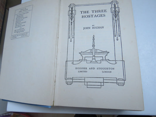 The Three Hostages By John Buchan 1924
