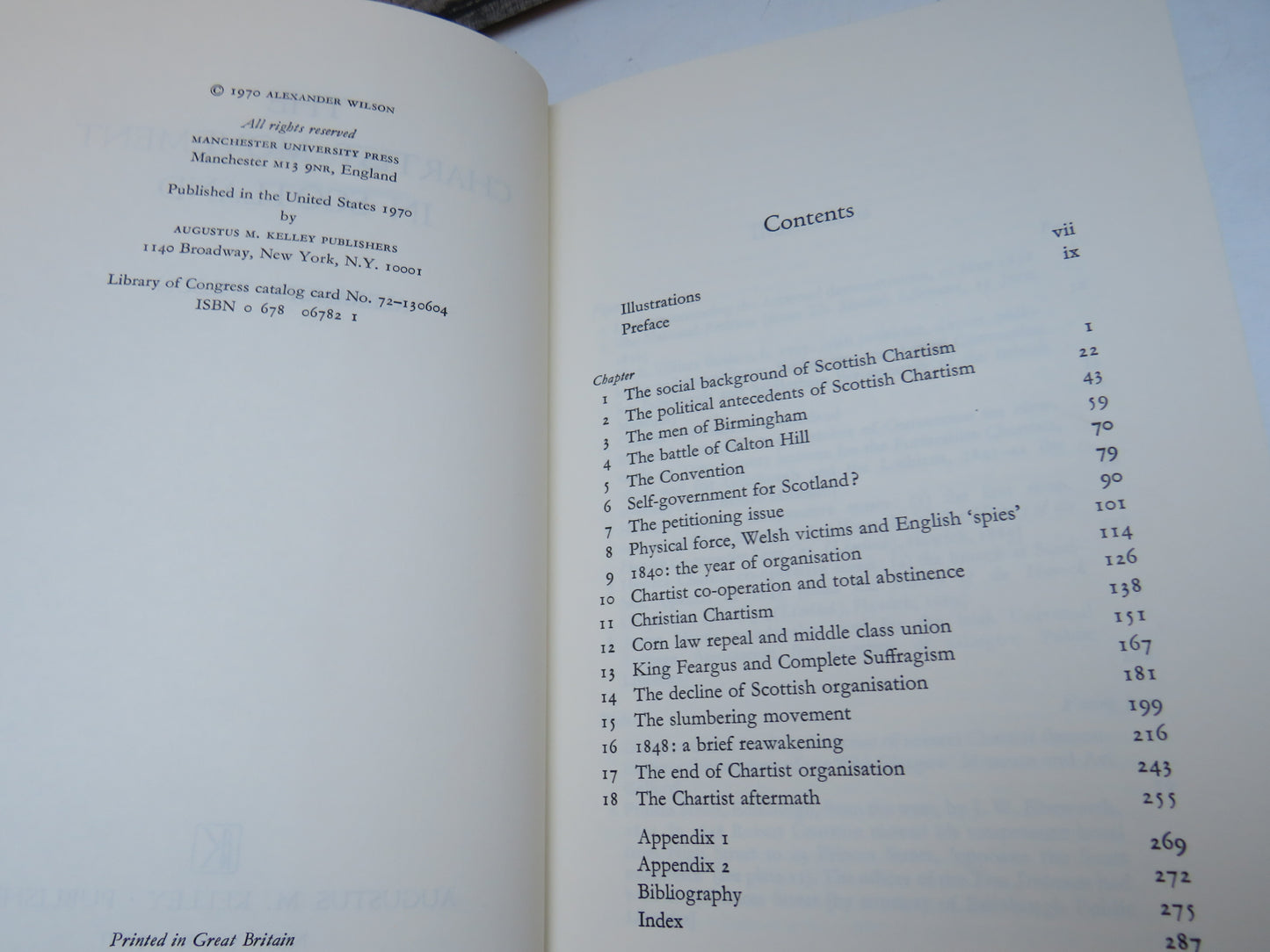 The Chartist Movement In Scotland By Alexander Wilson 1970