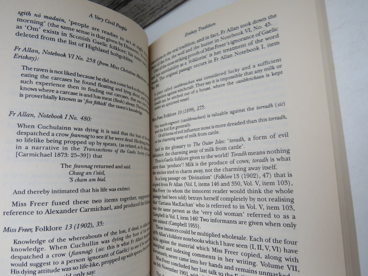 A Very Civil People Hebridean Folk, History and Tradition By John Lorne Campbell 2000