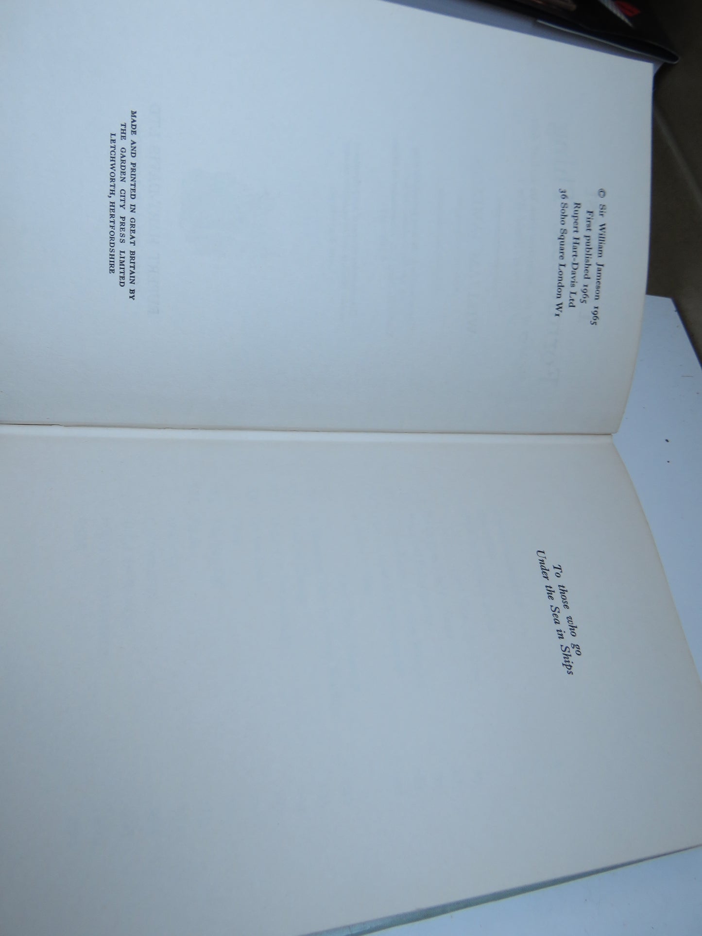 The Most Formidable Thing The Story of the Submarine From Its earliest Days To The End of World War 1 By William Jameson 1965