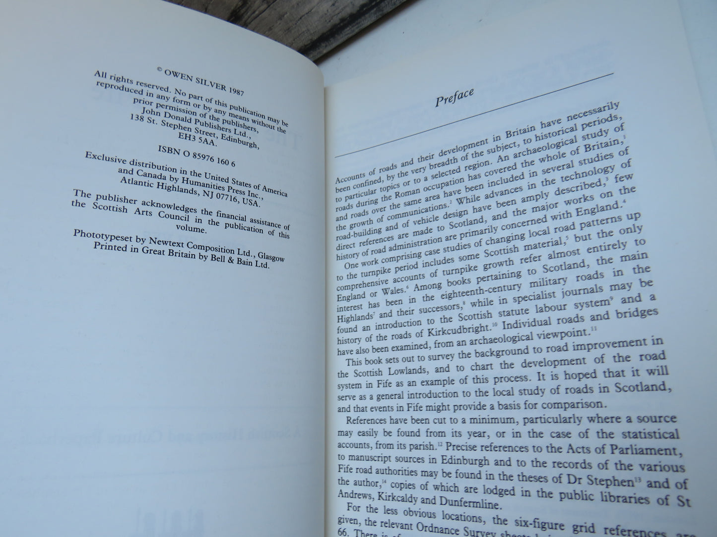 The Roads of Fife By Owen Silver 1987