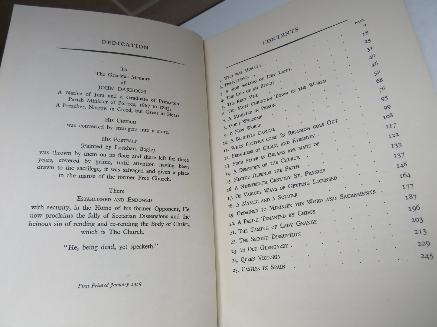 Set Free (Being The Second Volume of the Former Days) By Norman Maclean 1949