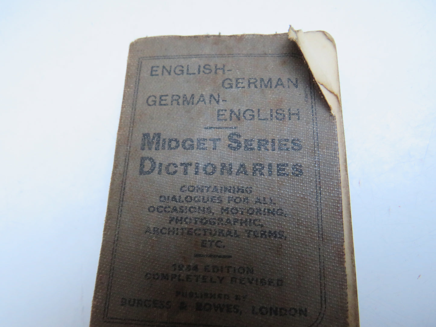 English- German, German- English Midget Series Dictionaries