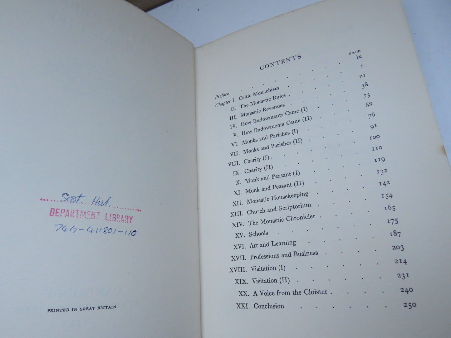 Scottish Abbeys & Social Life By G. G. Coulton 1933