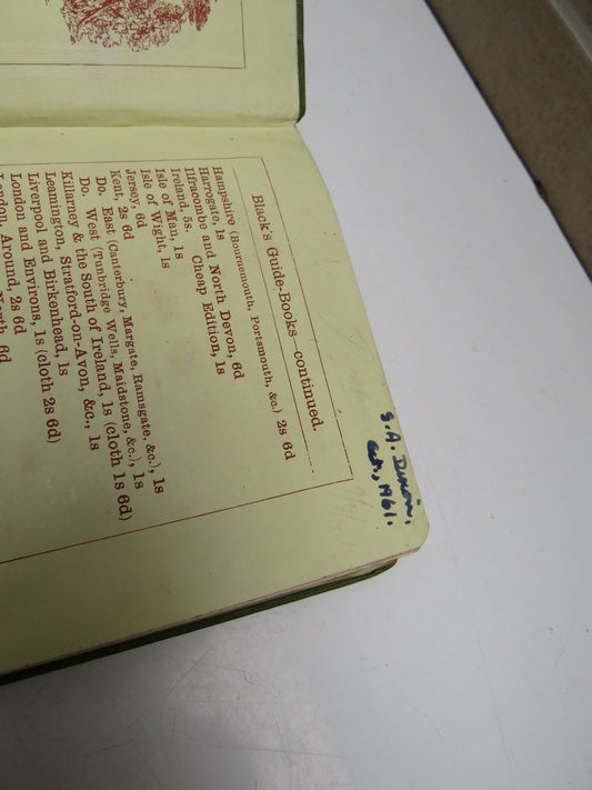 Black's Guide To Scotland East Central Edited By G. E. Mitton 1904