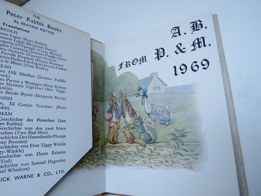The Story of A Fierce Bad Rabbit, Beatrix Potter, 1969, Vintage Children's Book