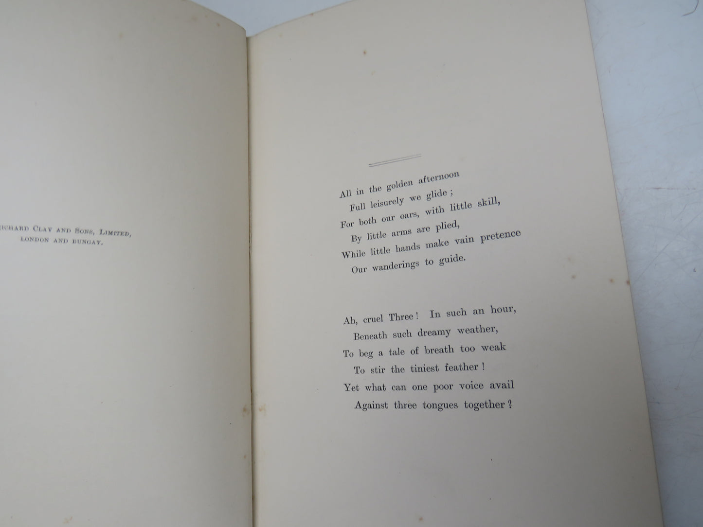 Alice's Adventures In Wonderland by Lewis Carroll, 1899, Antique Children's Book