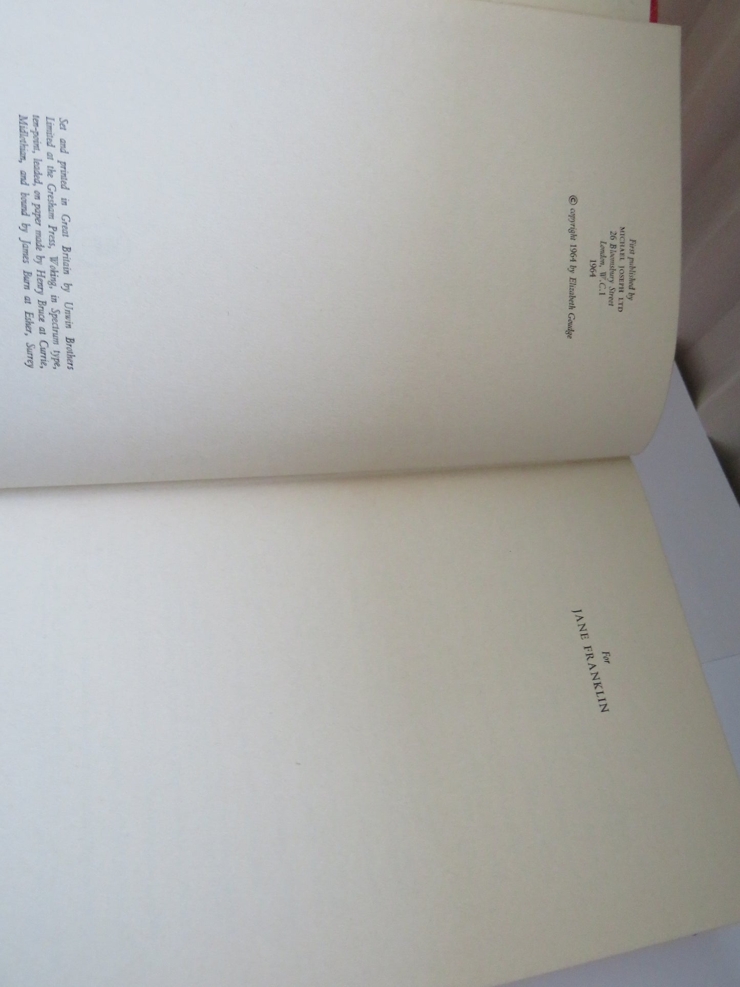 A Book of Comfort An Anthology By Elizabeth Goudge 1964