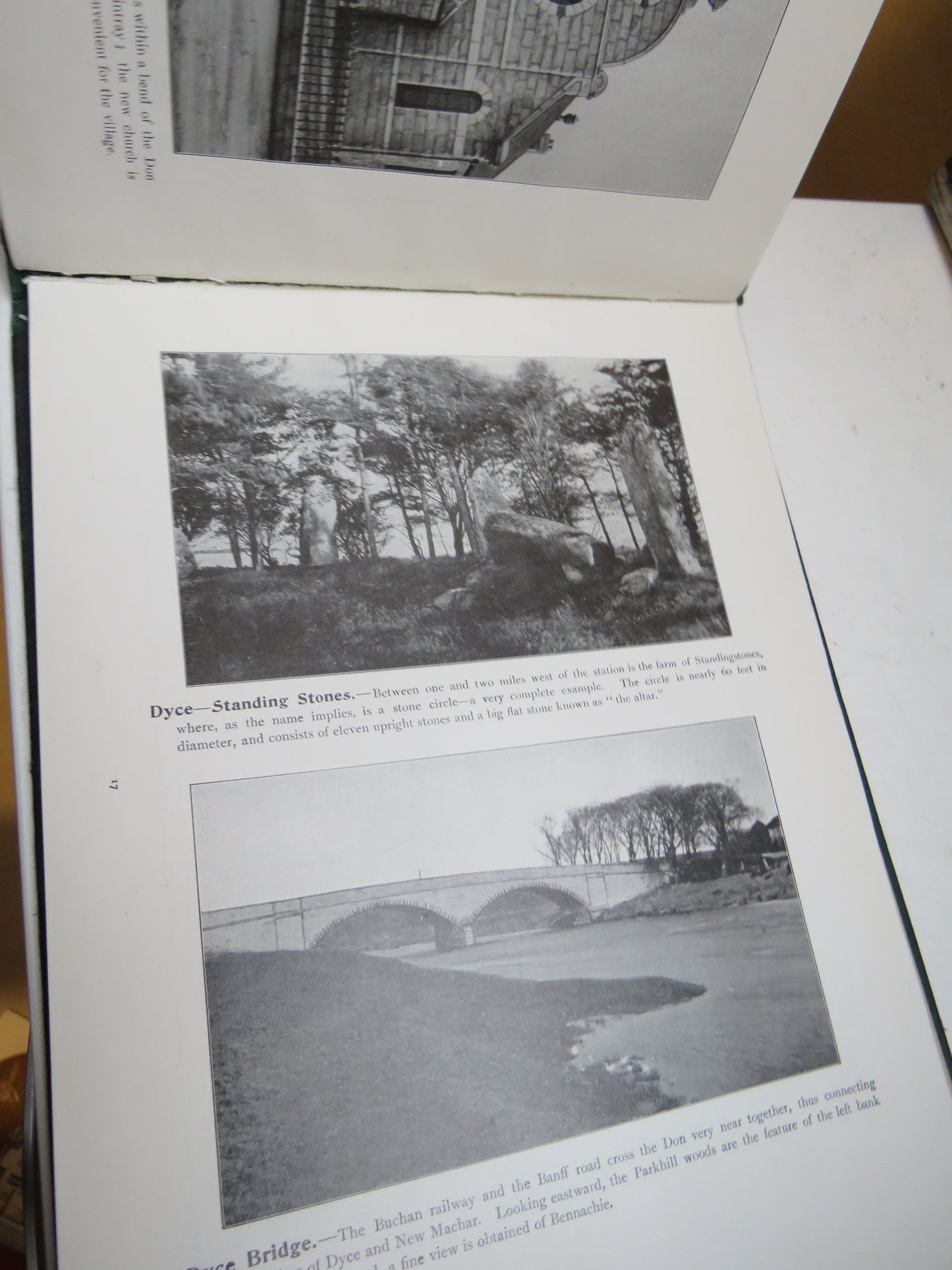 Picturesque Donside Antique Picture Book With Images of Dyce, Grandholm Works, Persley Den etc