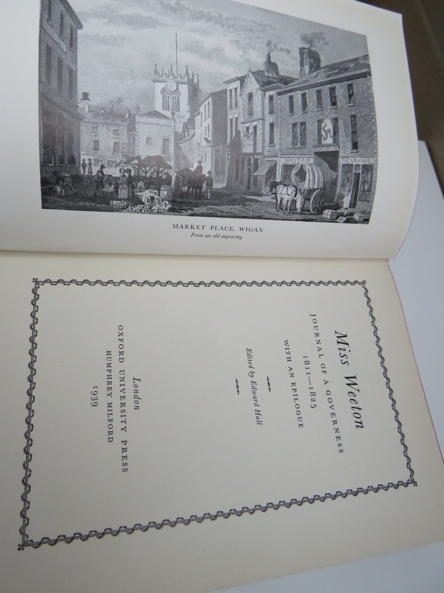 Miss Weeton Journal of a Governess 1811-1825 With An Epilogue Edited By Edward Hall 1939