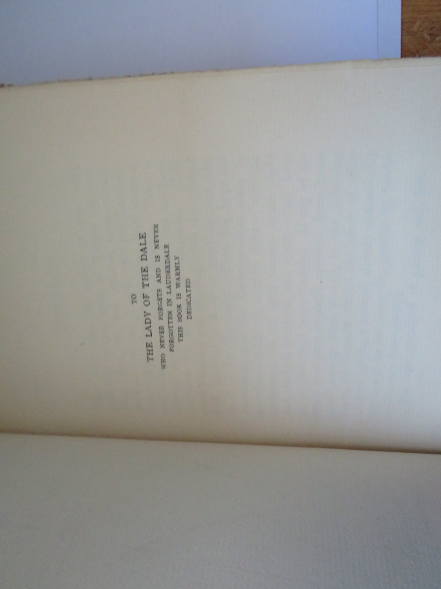 The Glamour Of The Glen Nature Studies In The Lammermoors By William McConachie 1930