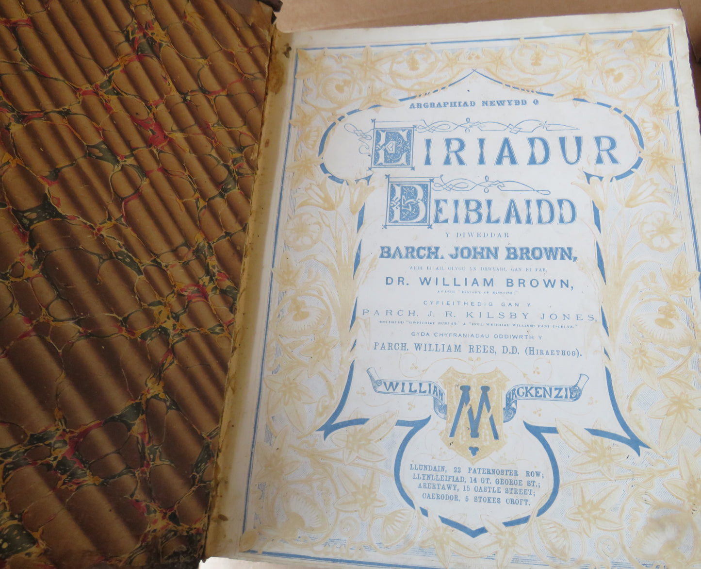 Agraphiad Newydd O Eiriadur Beiblaidd Y Barch John Brown
