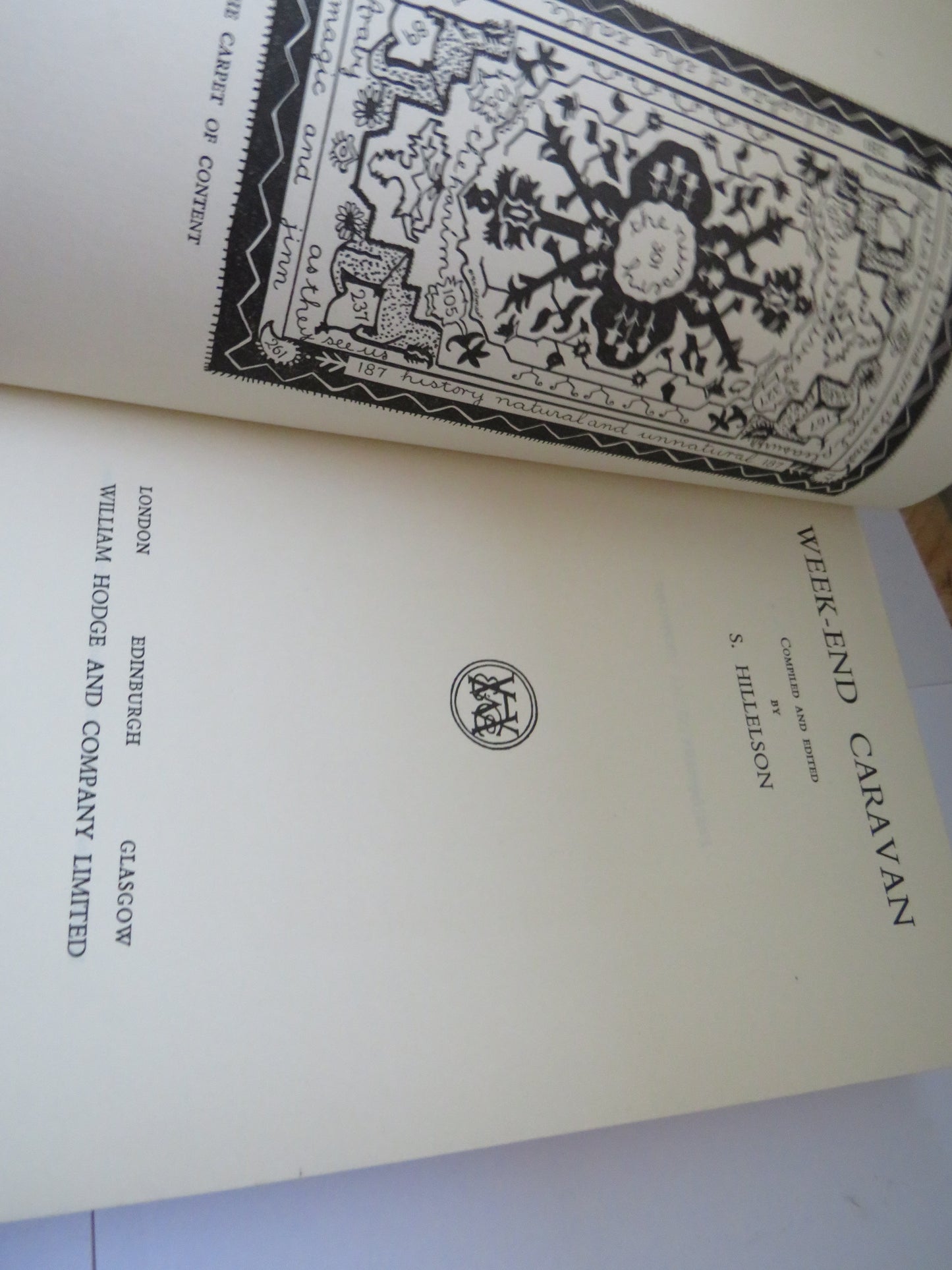 Week-End Caravan Compiled and Edited By S. Hillelson 1937
