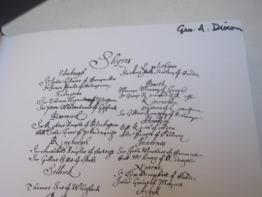 The Parliaments of Scotland Burgh and Shire Commissioners 2 Volume Set 1992, 1993