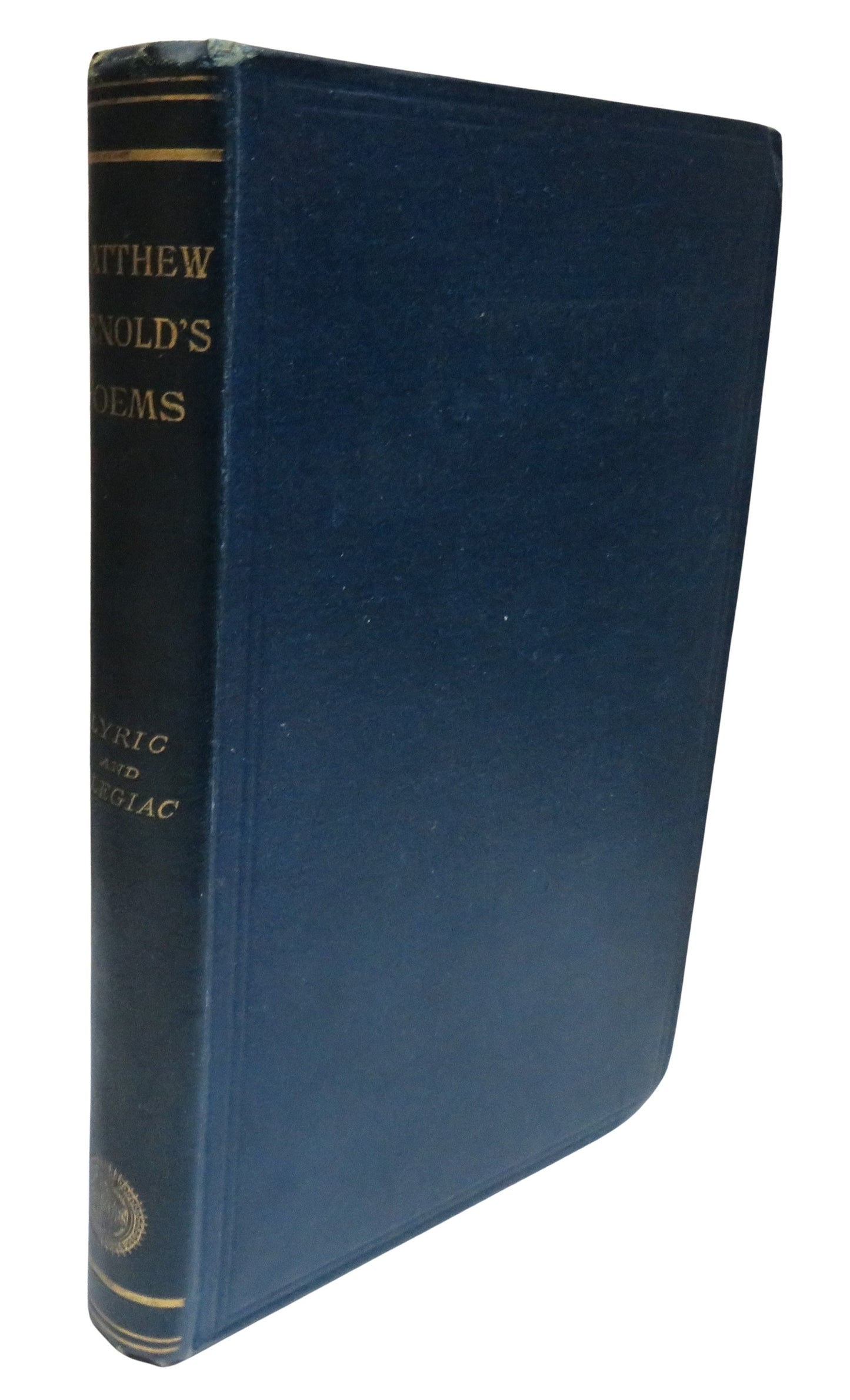 Poems By Matthew Arnold Lyric and Elegiac Poems 1888 Antique Victorian Book