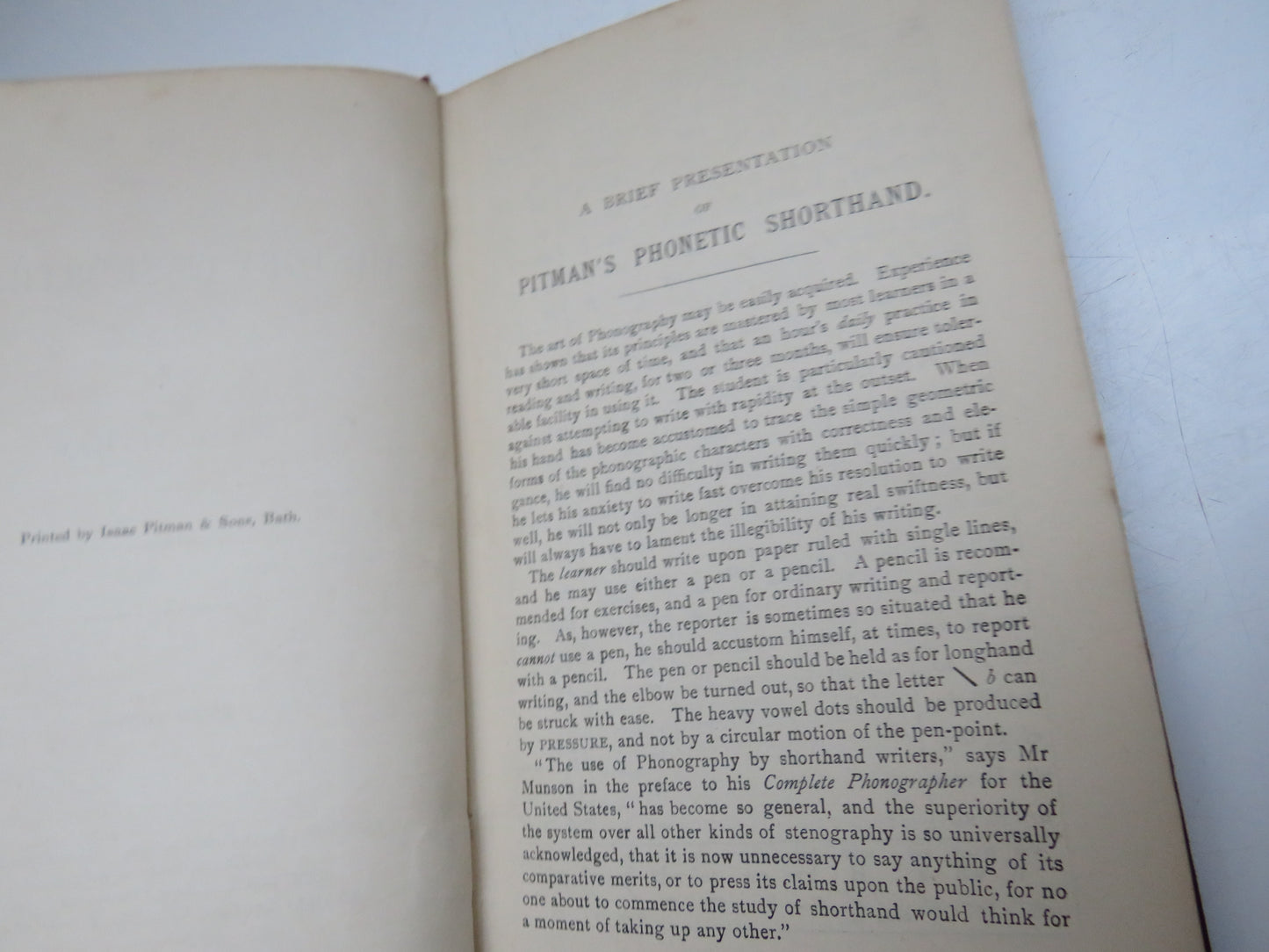 A History of Shorthand By Isaac Pitman 1891 Antique Book
