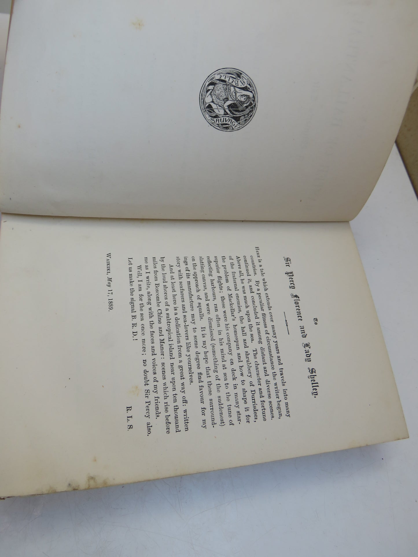 The Master of Ballantrae, A Winter's Tale, by Robert Louis Stevenson, 1891, Antique Classic Novel