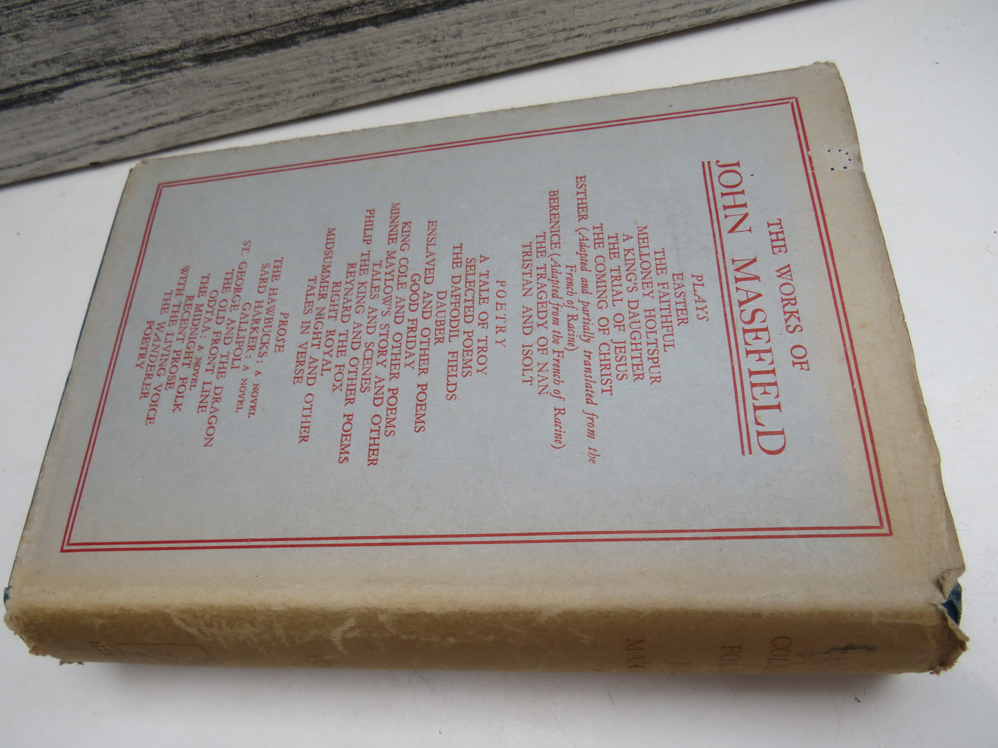 The Collected Poems of John Masefield, 1932