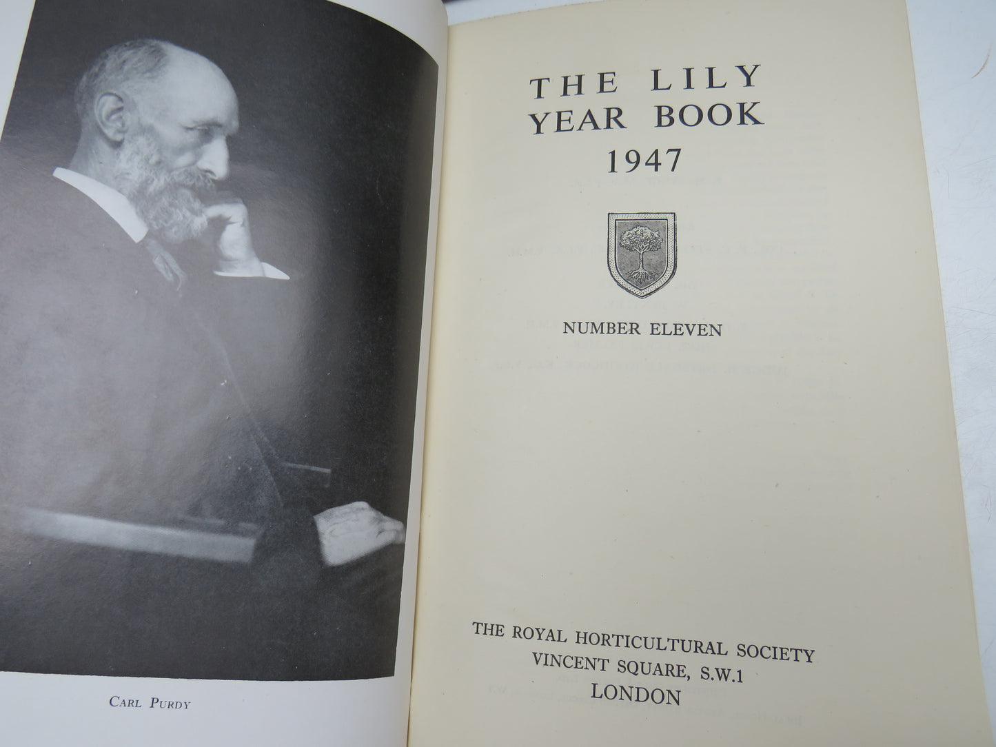 The Lily Year Book, 1947 Number 11, The Royal Horticultural Society