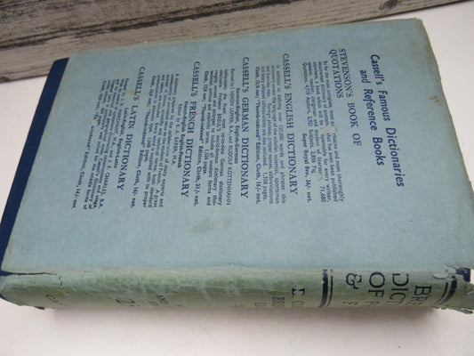 Brewer's Dictionary of Phrase & Fable by The Rev. E. Cobham Brewer