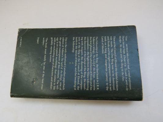 The Fellowship Of The Ring by J.R.R. Tolkien, 1977, Vintage Book