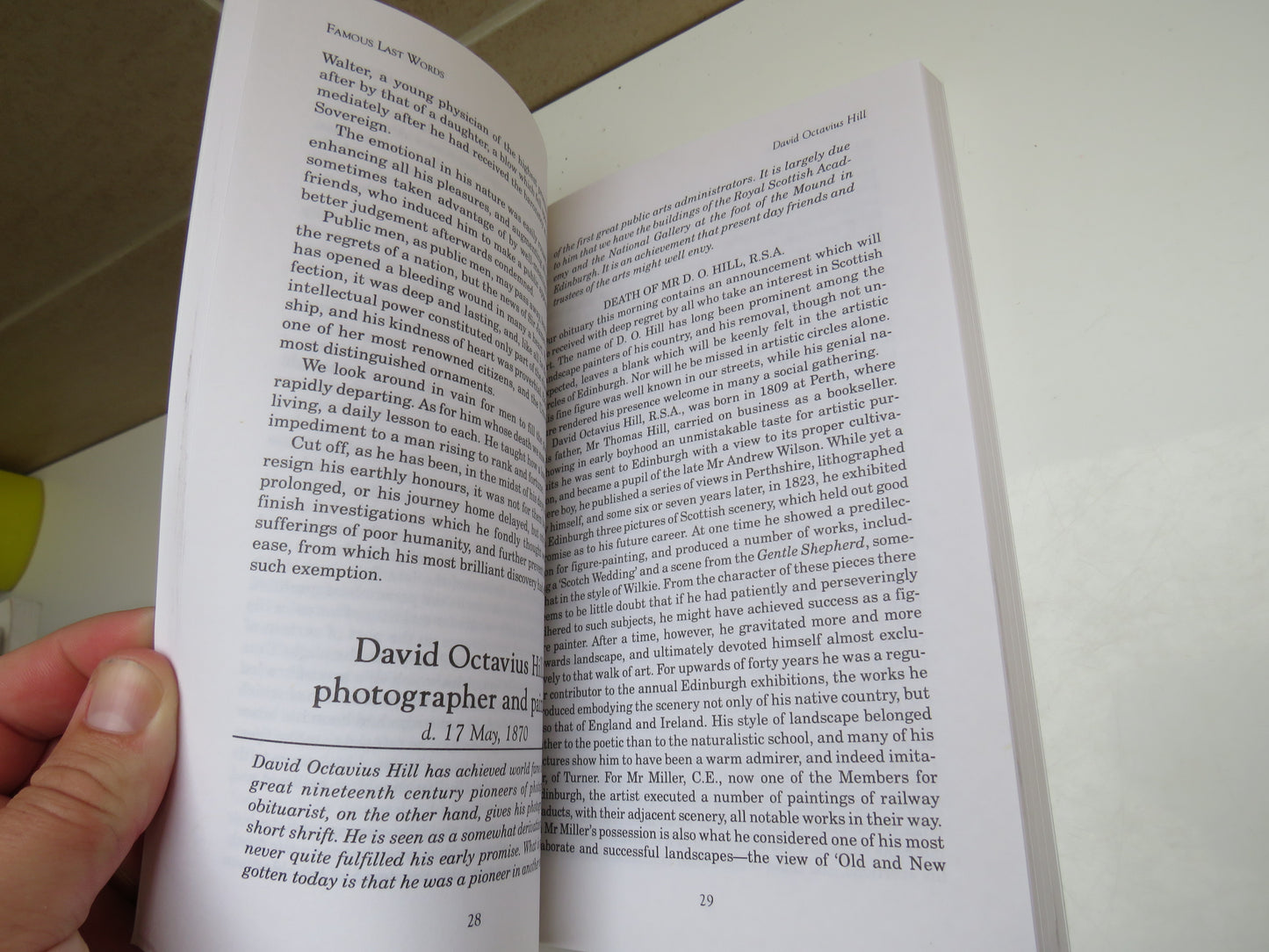 Famous Last Words, Two Centuries of Obituaries from The Scotsman by Sean Costello and Tom Johnstone, 1996