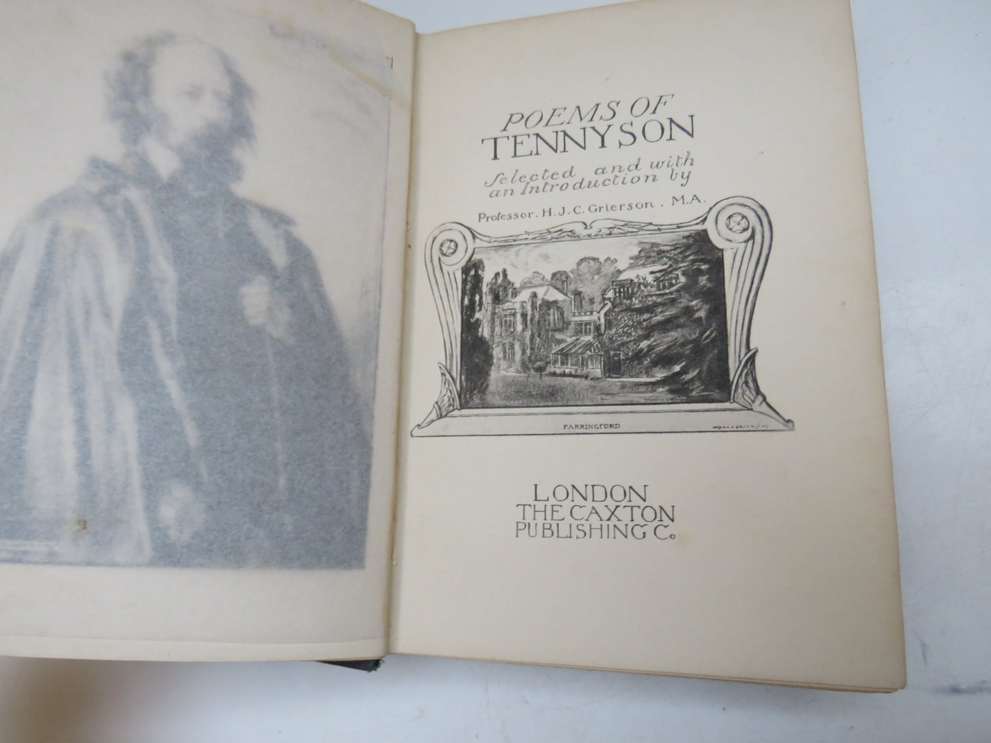 Poems of Tennyson Selected and With and Introduction By Professor H.J. C. Grierson