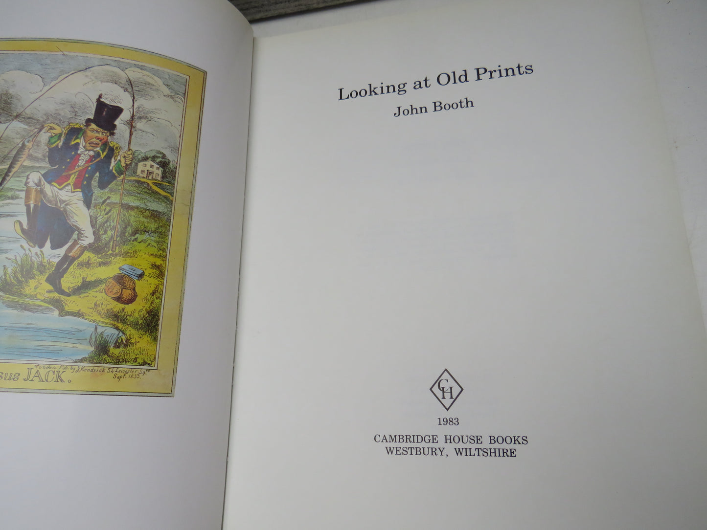 Looking at Old Prints by John Booth, 1983, First Edition
