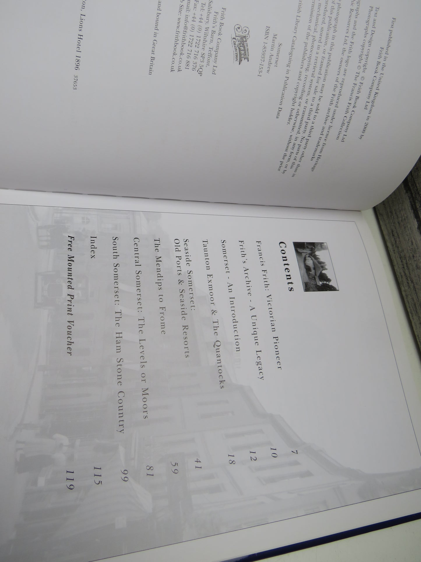 Francis Frith's Somerset, Photographic Memories by Martin Andrew, 2000