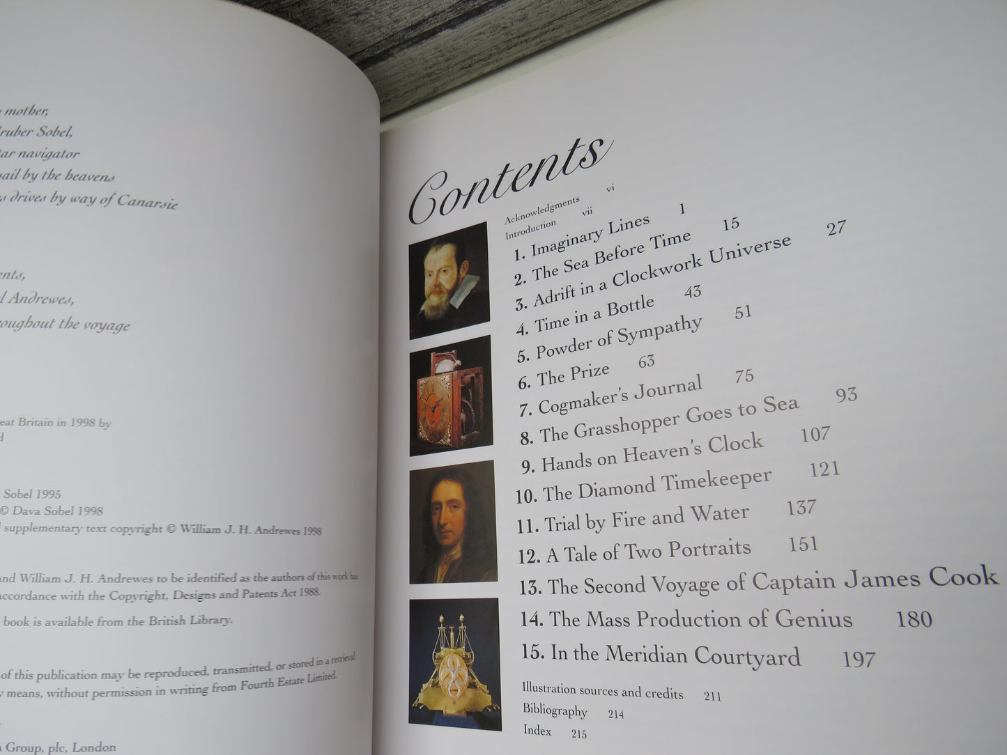 The Illustrated Longitude by Dava Sobel & William J.H. Andrewes, 1998, First Edition