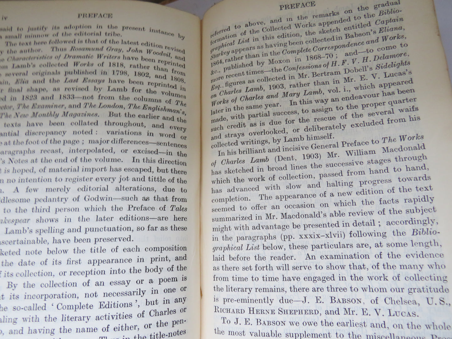 The Works In Prose and Verse of Charles and Mary Lamb Edited By Thomas Hutchinson Vol I