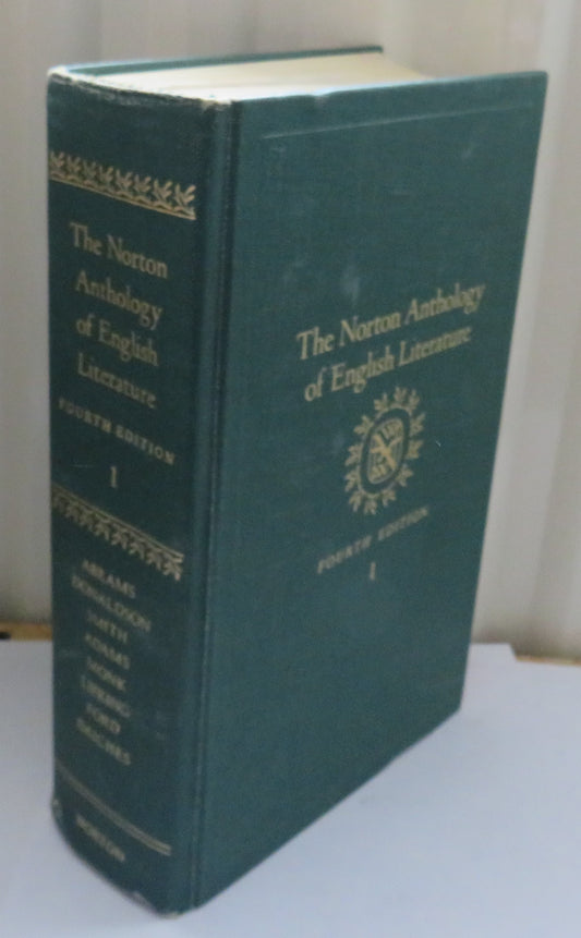 The Norton Anthology of English Literature Fourth Edition 1979