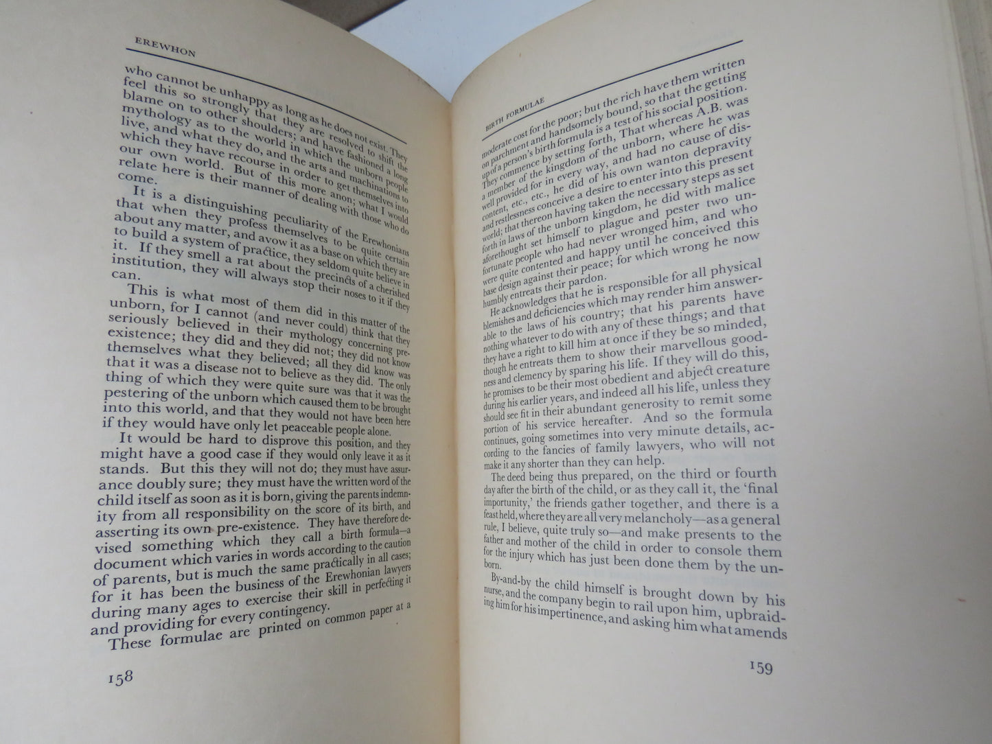 Erewhon By Samuel Butler The Wood-Engravings By Blair Hughes-Stanton 1932