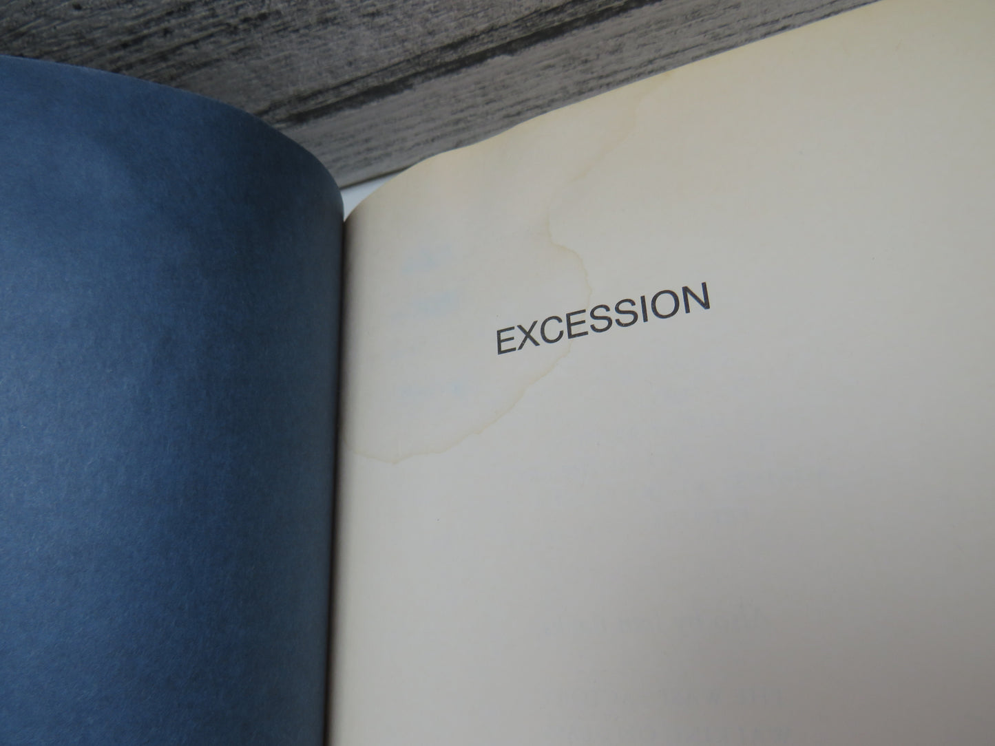 Excession by Iain M. Banks, 1996, Signed Copy