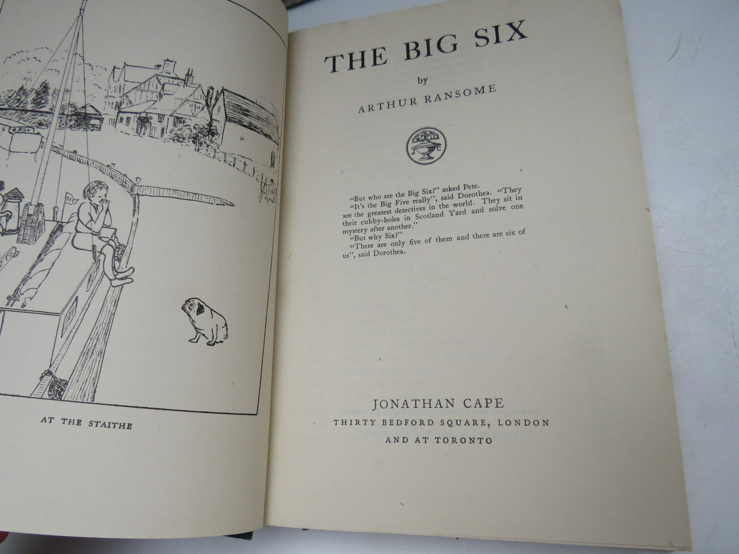 The Big Six by Arthur Ransome, 1946