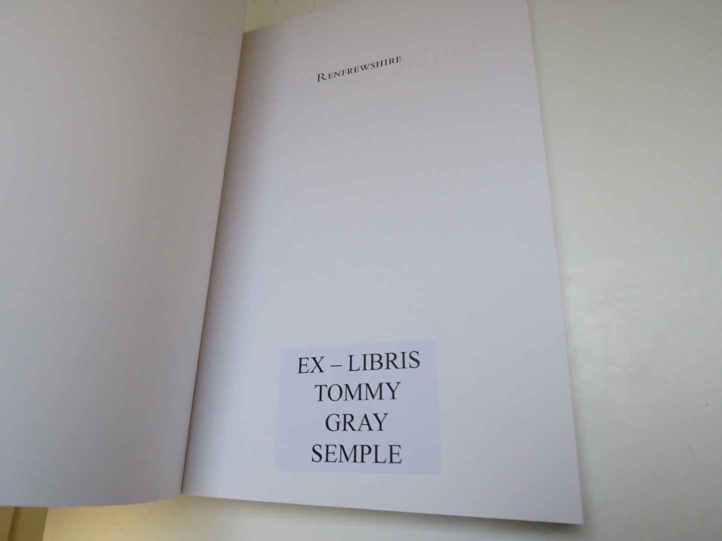 Renfrewshire, A Scottish County's Hidden Past by Derek Alexander and Gordon McCrae, 2012