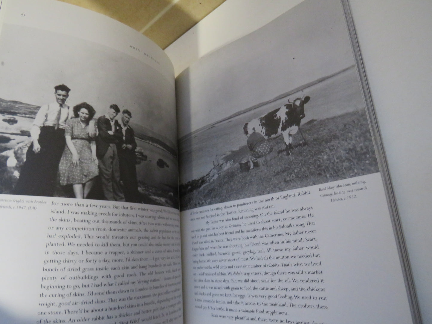 When I Was Young: Voices From Lost Communities in Scotland, The Islands by Timothy Neat, 2000, Signed
