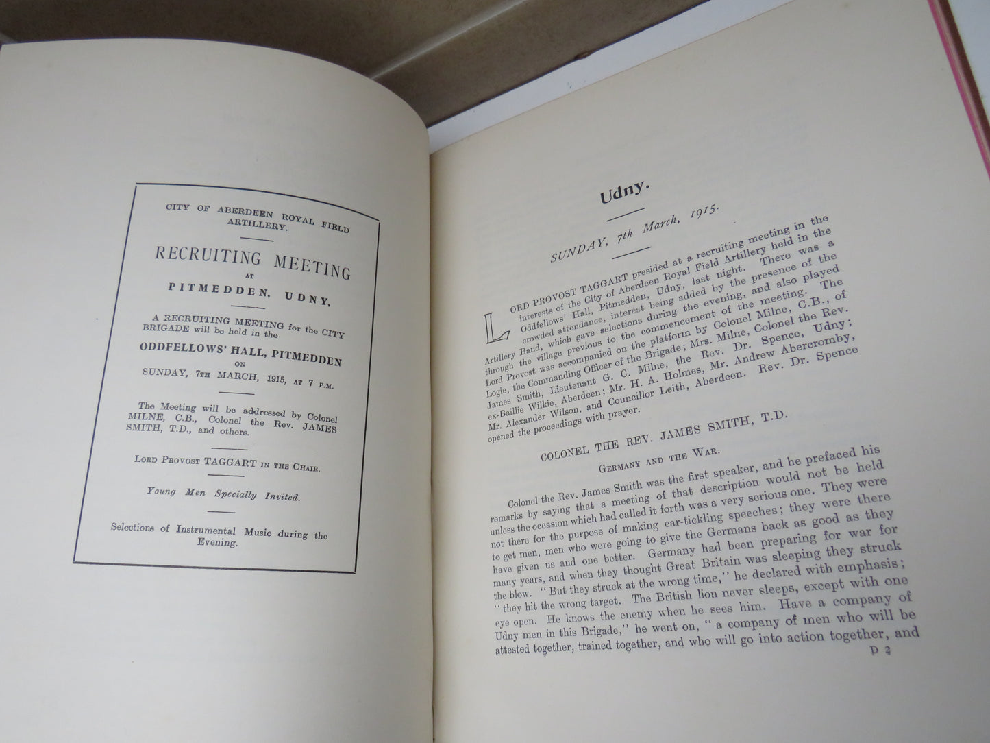 The City of Aberdeen Royal Field Artillery (157th Brigade) The Story of Its Raising 1917