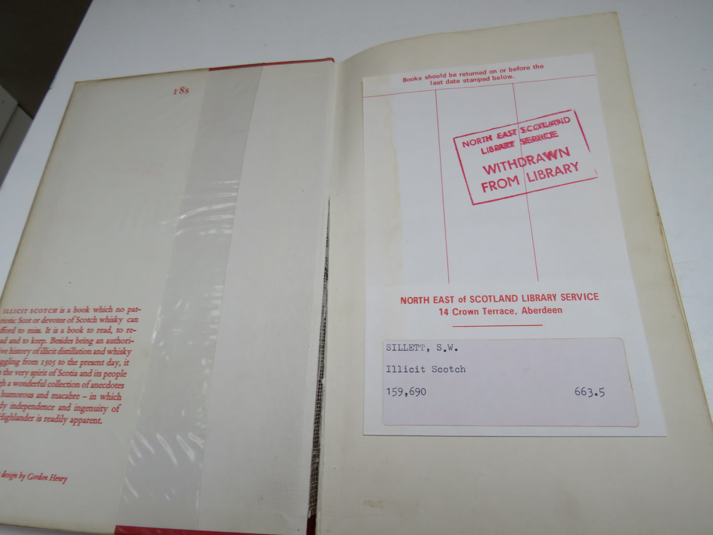 Illicit Scotch By S. W. Sillett 1965