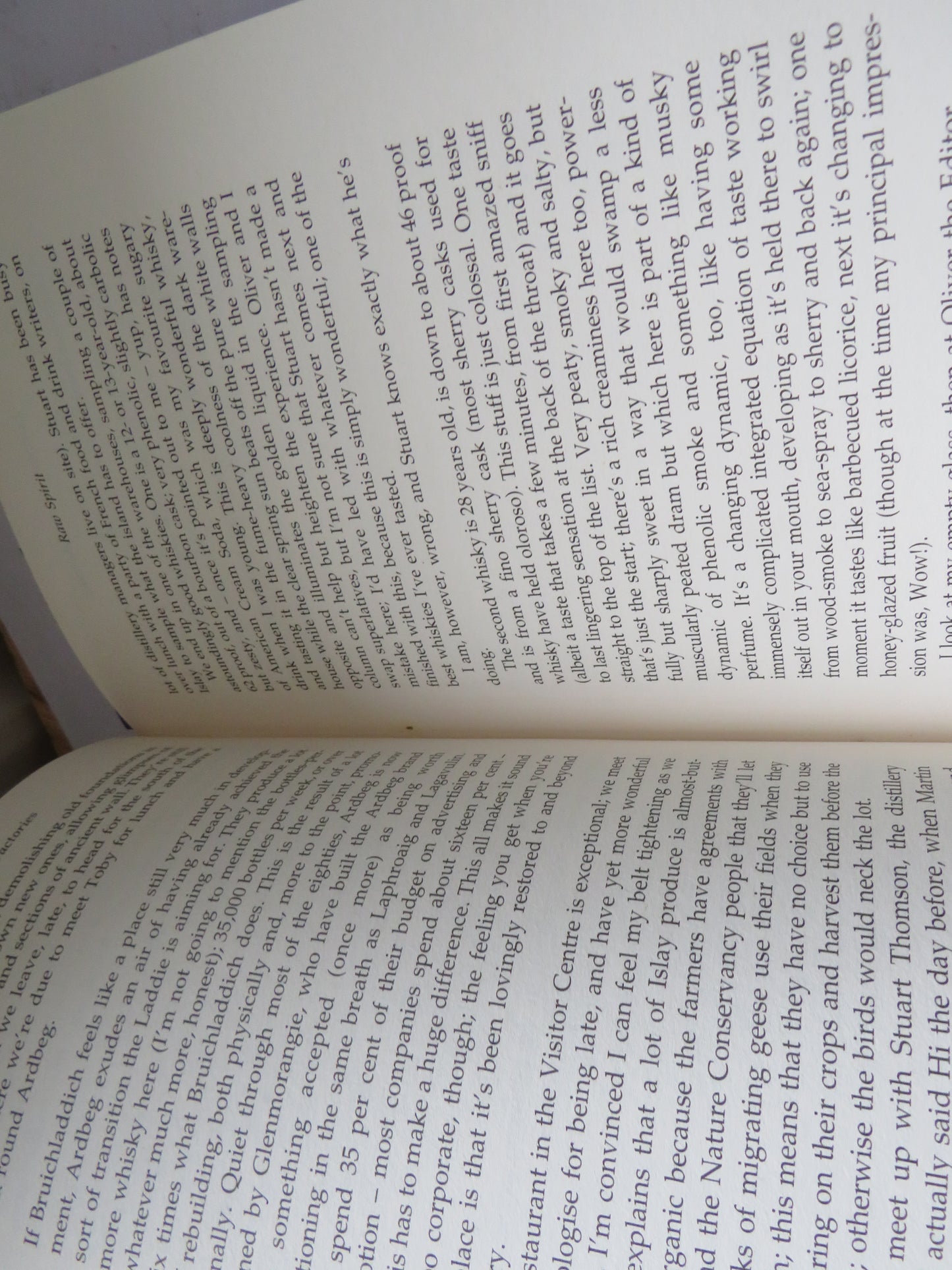 Raw Spirit In Search Of The Perfect Dram By Iain Banks 2003