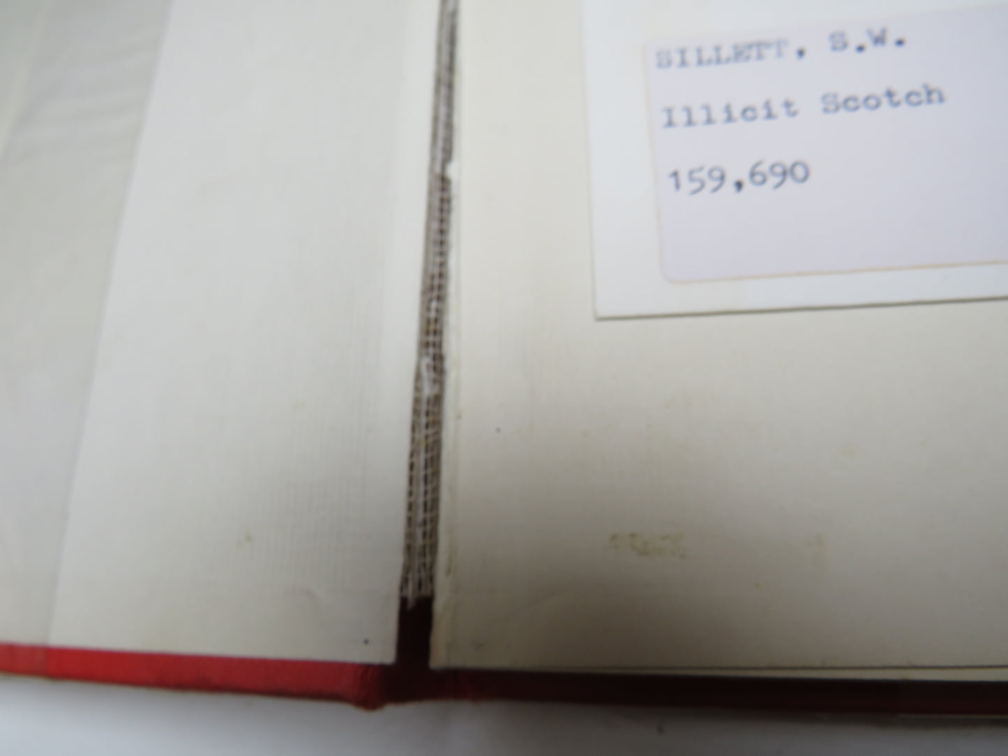 Illicit Scotch By S. W. Sillett 1965
