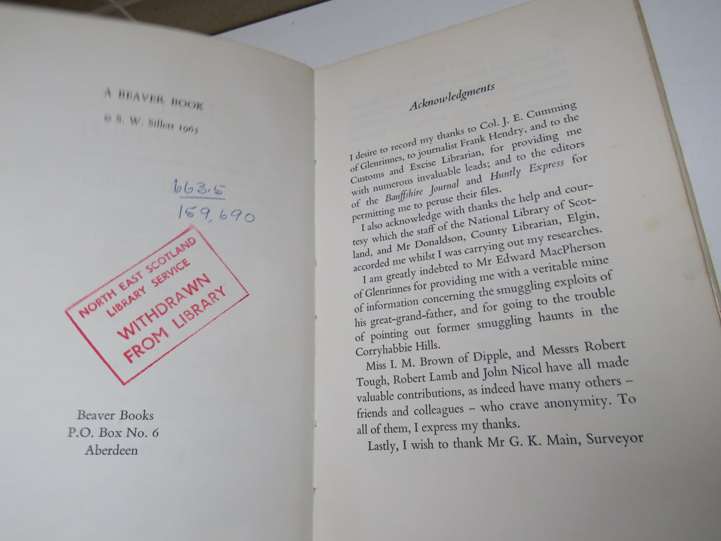 Illicit Scotch By S. W. Sillett 1965